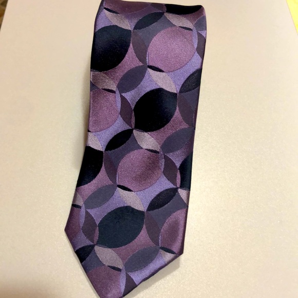 Ted Baker Tie-Purple/ Black - Picture 7 of 10